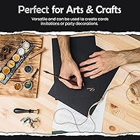 Vista 6 de SANZIX Paquete de 120 postales negras de 4 x 6 pulgadas para correo – 80 libras/220 GSM Tarjetas gruesas imprimibles – Cartulina premium de 4 x 6