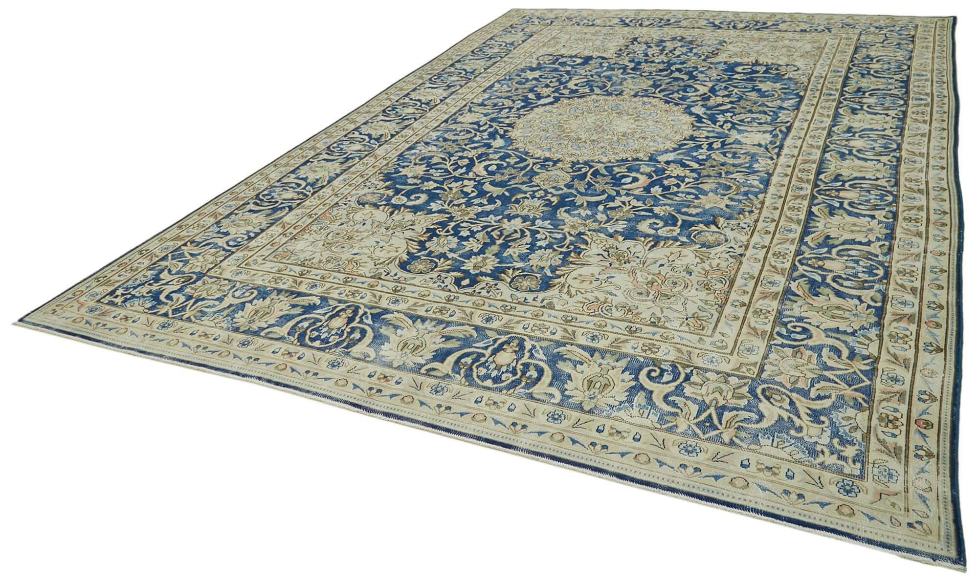 96 x 135 - 290x410 Cm Katar Vintage Beige Vintage Wool Handmade Area Rug Turkish Handmade Rug Living