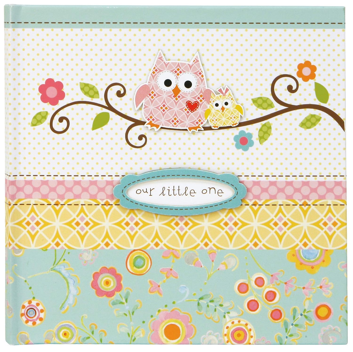 C.R. Gibson Owl Calendar Pink Baby Milestone Stickers, 11'' W x 18'' H