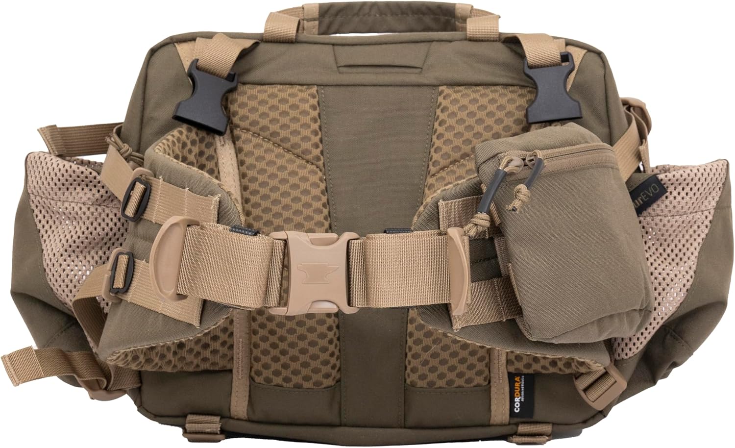 Mountainsmith Tour EVO Lumbar Pack - 9L Tactical Waist Pack with MOLLE for Hunting, EDC, Backcountry Travel, & Hiking - Loden