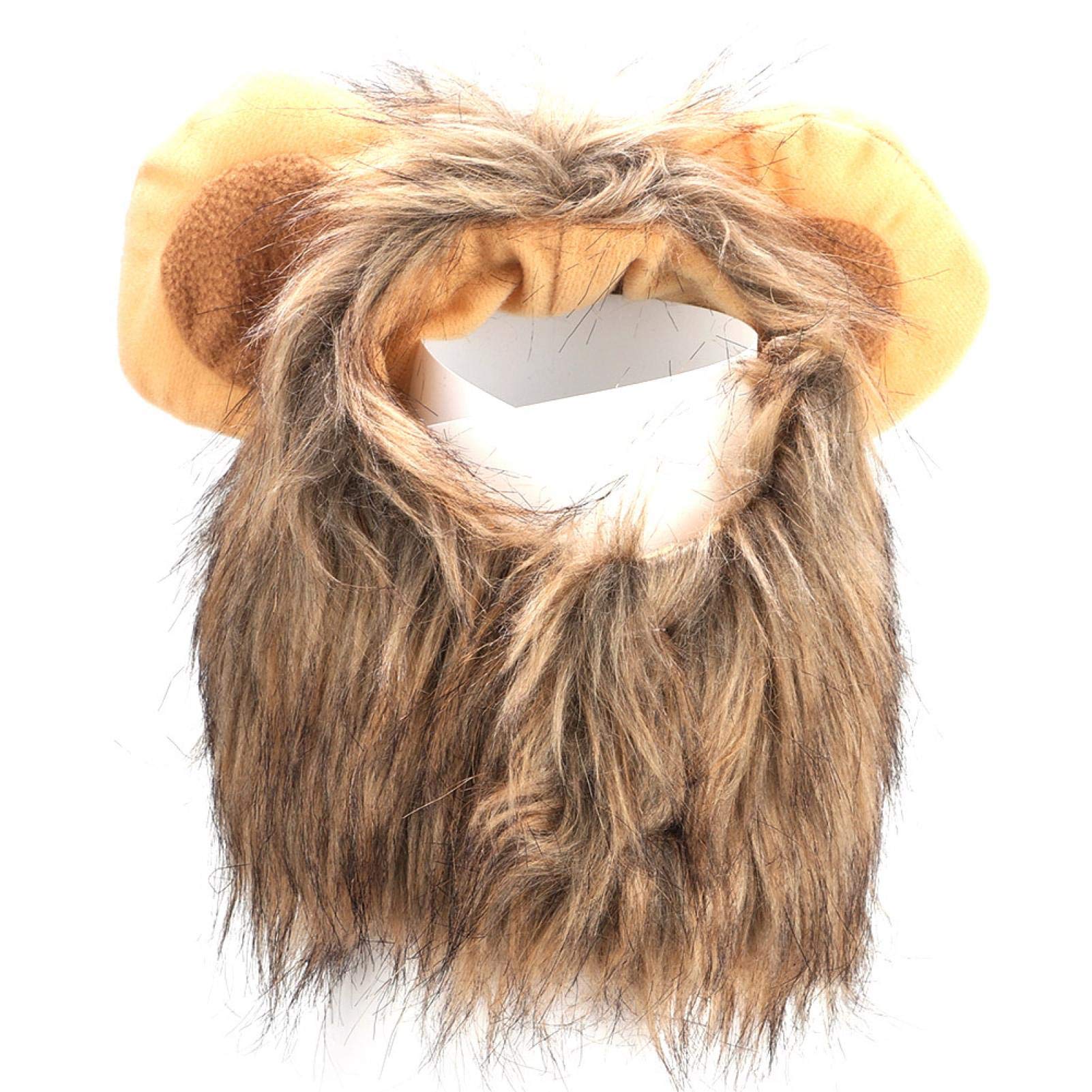 Leeuwenmanenpruik voor kat | Lion Mane Pruik Huisdier Kostuums Hoed - Kat Leeuw Manen Pruik Halloween Outfit Fancy Leeuw Haar Kat Kleding Jurk Voor Kat Verjaardag, Huisdier Kleding