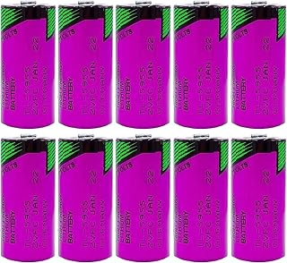 LITKEQ (10-Pack) TL-5955 Battery 3.6V 2/3 AA 1650mAh for Tadiran 3.6 Volt Lithium Battery TL-5955