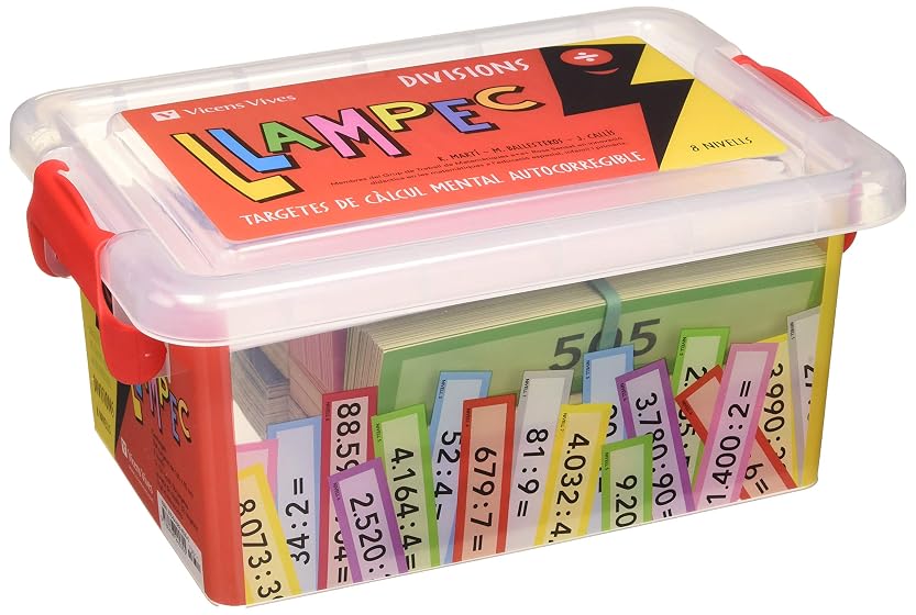 Llampec. Divisions. Capsa de Targetes Autocorregibles
