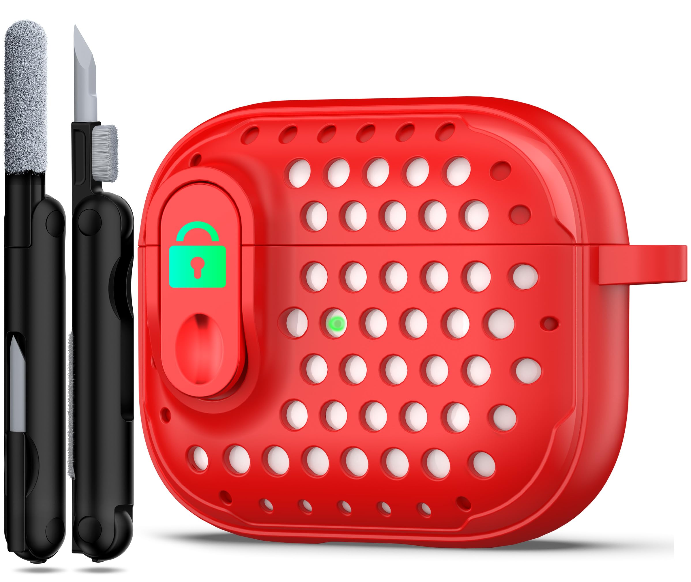 RFUNGUANGO Compatible with Airpods 2nd /1st Case,Automatic Pop-up with Safety Lock Clip, Full Body Shockproof Hard Case with Keychain Compatible with AirPods case,starry sky — view 22