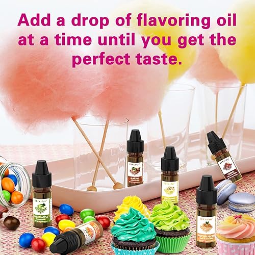 Miniatura 10 de Aceite aromatizante para alimentos, sabores concentrados de caramelo, 36 aceites saborizantes líquidos para brillo de labios, aceite de sabor a piña