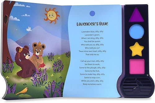 Miniatura 5 de Libro musical para niños pequeños con canciones de cuna, juguete interactivo, centelleante, estrellita centelleante, cantar, libro de sonido