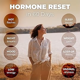 Her Bodhi Meno- Menopause Hormonal Balance for Women, Estrogen Soy Isoflavones Menopause Supplement for Women, Holy Basil, Ashwagandha, Black Cohosh Hot Flashes Menopause Relief (60 Capsules)