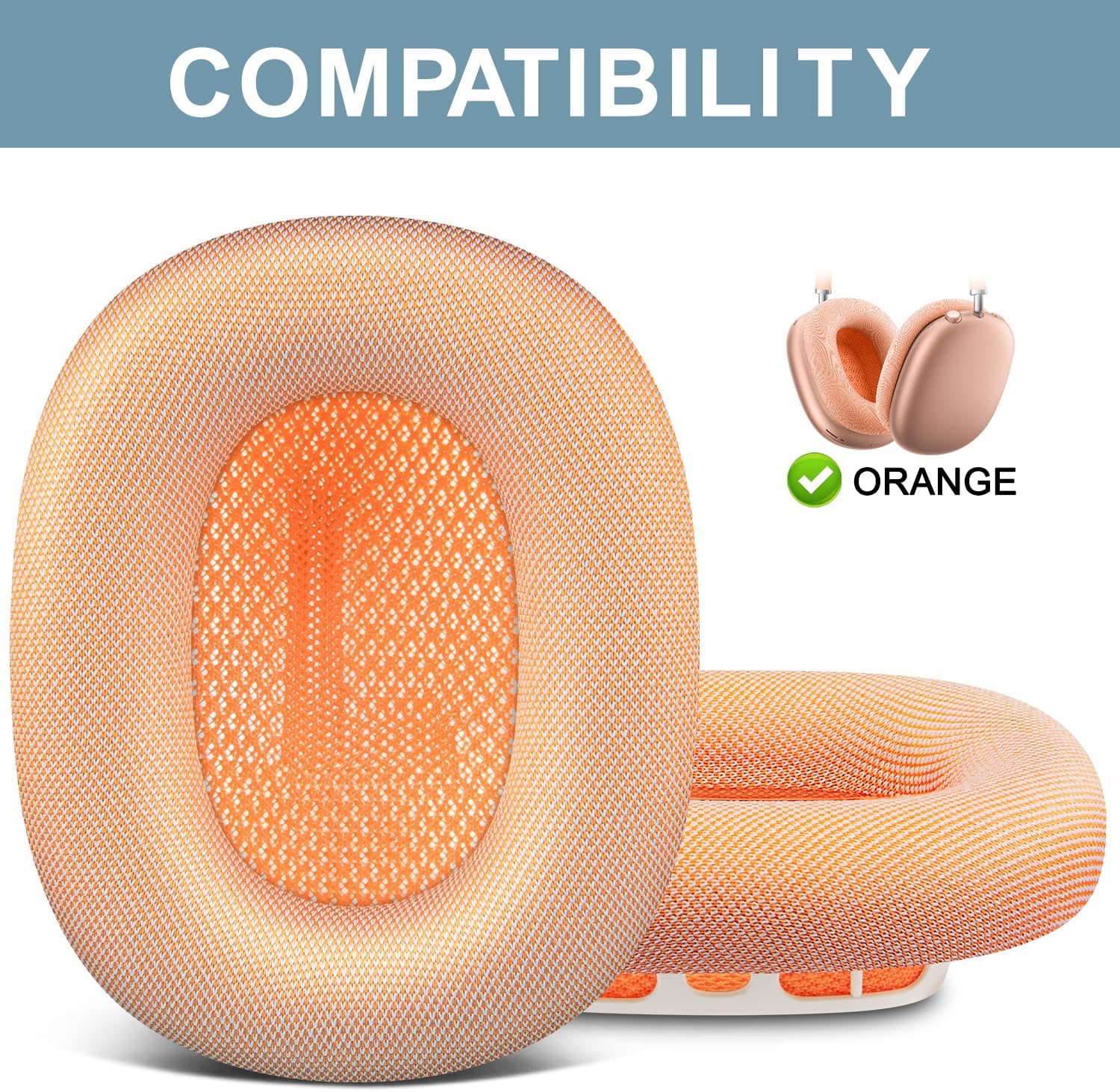 SOPROM Ear Cushions for AirPods Max 1 & 2 Replacement EarPads image 2