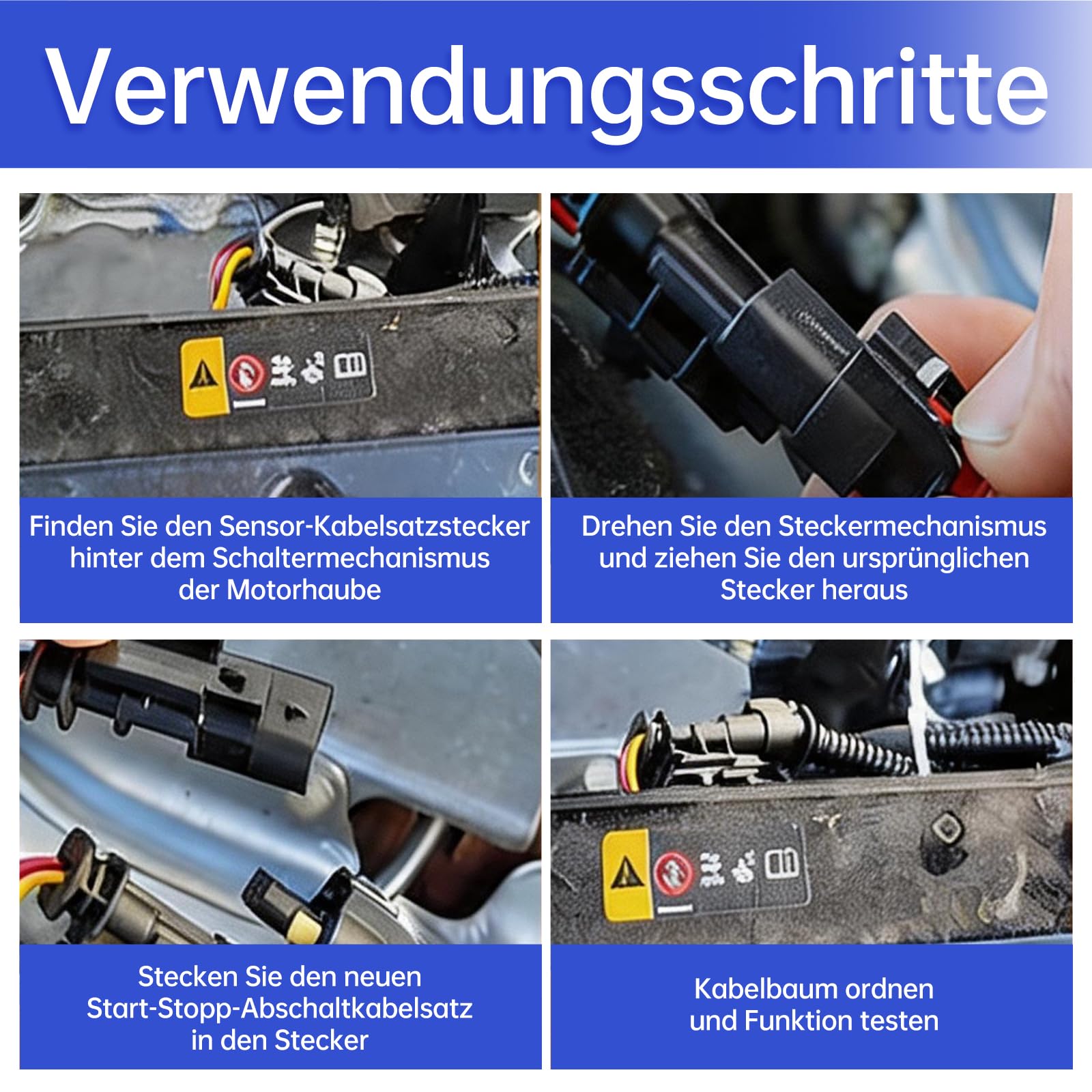 Start-Stop Deaktivierung Kabel | Plug & Play ohne Programmierung, kompatibel mit Opel Astra K (2019-2021) und Mokka X (2019-2020)