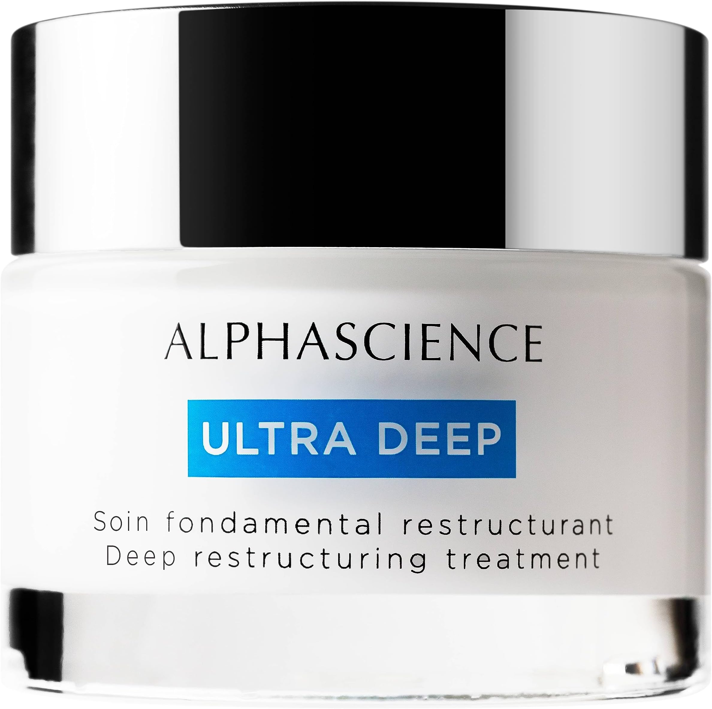 ALPHASCIENCE ULTRA DEEP 50 ml / 1.7 Fl Oz - Deep restructuring cream - Mature skins - Dry to normal skins - Made in France - Paraben free