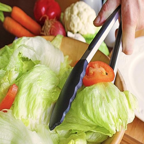 Miniatura 7 de Juego de utensilios de silicona y acero inoxidable - Utensilios de cocina resistentes al calor para utensilios de cocina antiadherentes - Utensilios