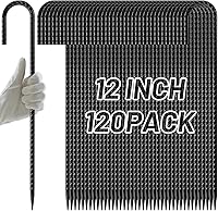 Vista 19 de AAGUT Juego de 6 estacas para trampolín de 12 pulgadas, kit de anclaje de amarre para trampolín de 3/8 pulgadas, resistente al viento, accesorios