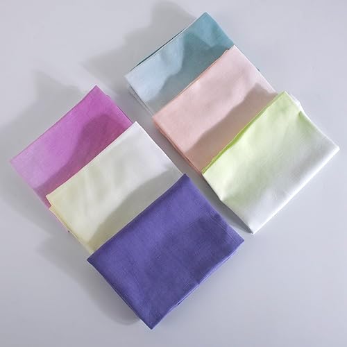 Miniatura 9 de FINGERCRAFT Juego de 6 servilletas de tela de mezcla de algodón de 20 x 20 pulgadas, tamaño grande, perfectas para fiestas, cenas, bodas, cócteles,