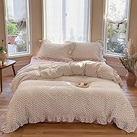 Vista 38 de BuLuTu - Juego de funda de edredón individual de muselina, diseño a rayas, funda de edredón tipo gasa de algodón con 2 fundas de almohada, ropa