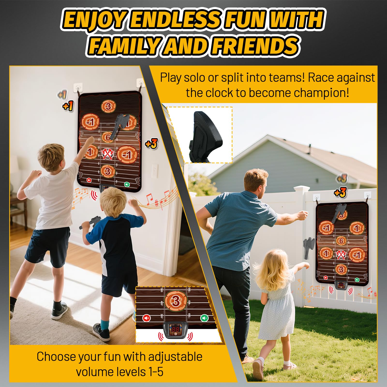 TERRAMUS Axe Throwing Target Game Set - Image 3