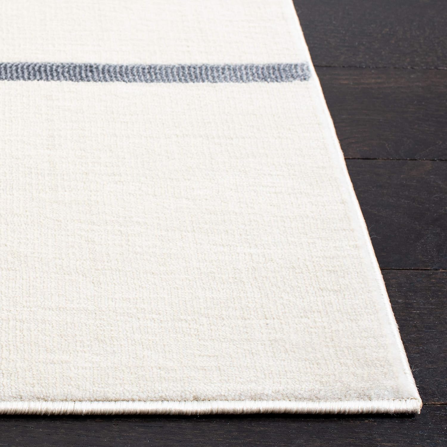 SAFAVIEH Orwell Collection Area Rug - 5'3" x 7'7", Ivory & Grey, Mid-Century Modern Design, Non-Shedding & Easy Care, Ideal for High Traffic Areas in Living Room, Bedroom (ORW391B)