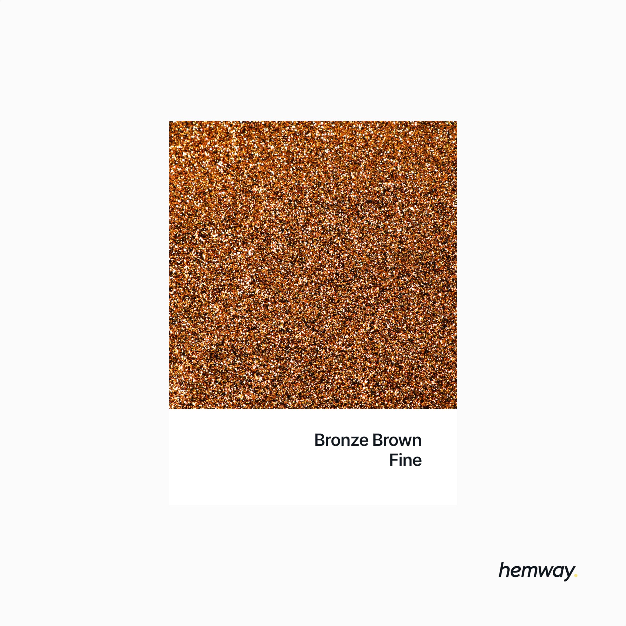 Hemway Glitter Shaker Bronze Brown 130g x2 Pack Fine, Craft Glitter Shakers for Resin & Epoxy Crafts, Christmas Art Supplies - Image 2