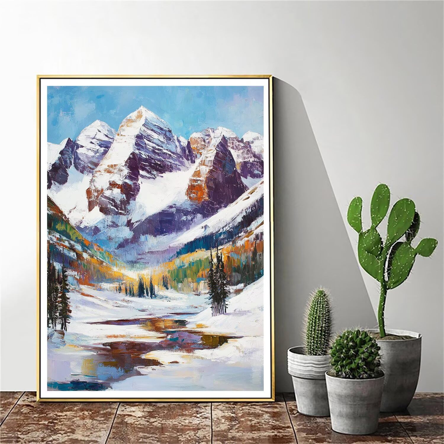 Pintar por Numeros Adultos pintar por numeros niños manualidades niños 10 años, DIY Pintar por Números de Pincel y Pintura acrílica Decoraciones para el Hogar Manualidades, sin Marco 60x80cm C-222