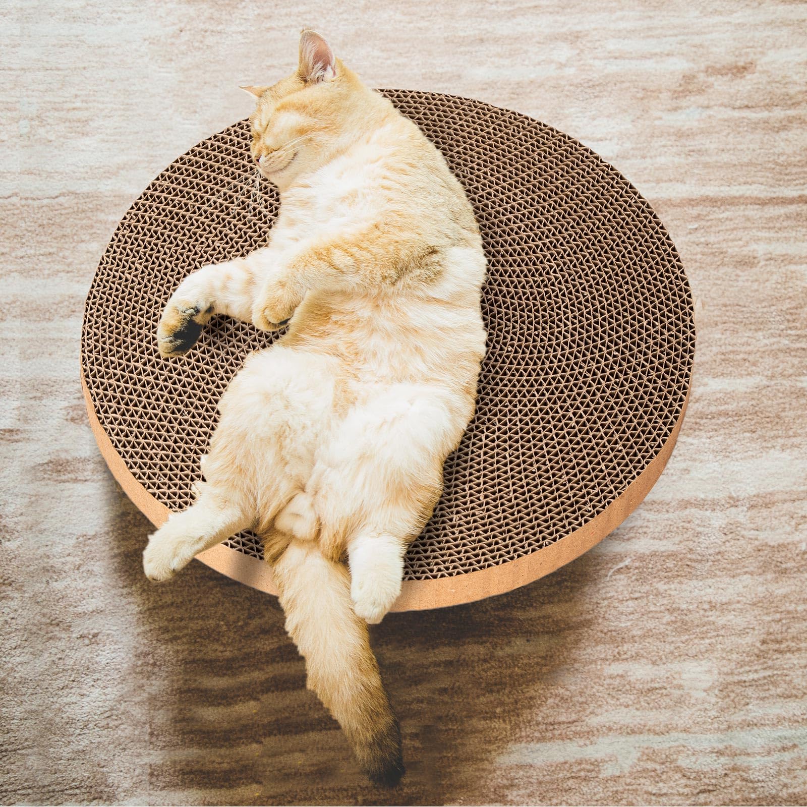 Cat Scratch Cardboard Refills Round Cat Scratcher Cardboard With