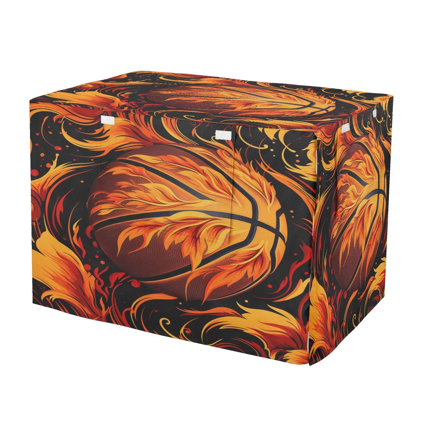 Housse de cage chien basket-ball feu bâche imperméable