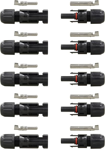 Renogy CNCT-MC4Y Branch Connectors Solar MC4 Connectors Y Connector in Pair MMF+FFM - 3