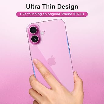 [2 Pack] iPhone 16 Plus Back Screen Protector for iPhone 16 Plus,Anti Scratch/Bubble Back Tempered Glass Screen Protector Ultra Thin Rear Film for iPhone 16 Plus (6.7 inch)