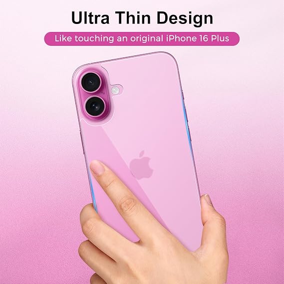 [2 Pack] iPhone 16 Plus Back Screen Protector for iPhone 16 Plus,Anti Scratch/Bubble Back Tempered Glass Screen Protector Ultra Thin Rear Film for iPhone 16 Plus (6.7 inch)