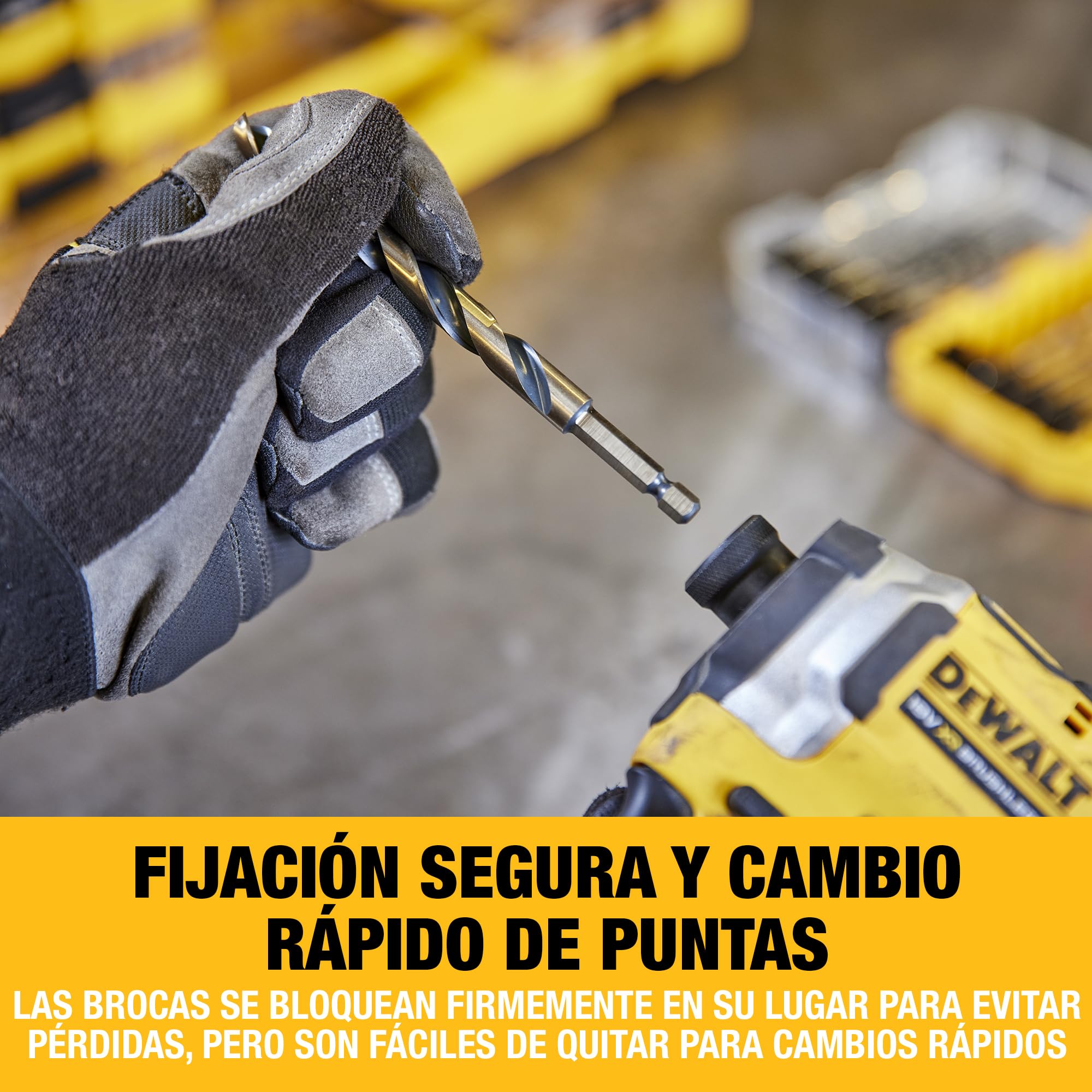 DEWALT Set de 40 Piezas para Atornillar en Estuche Compacto TOUGHCASE, DT70702