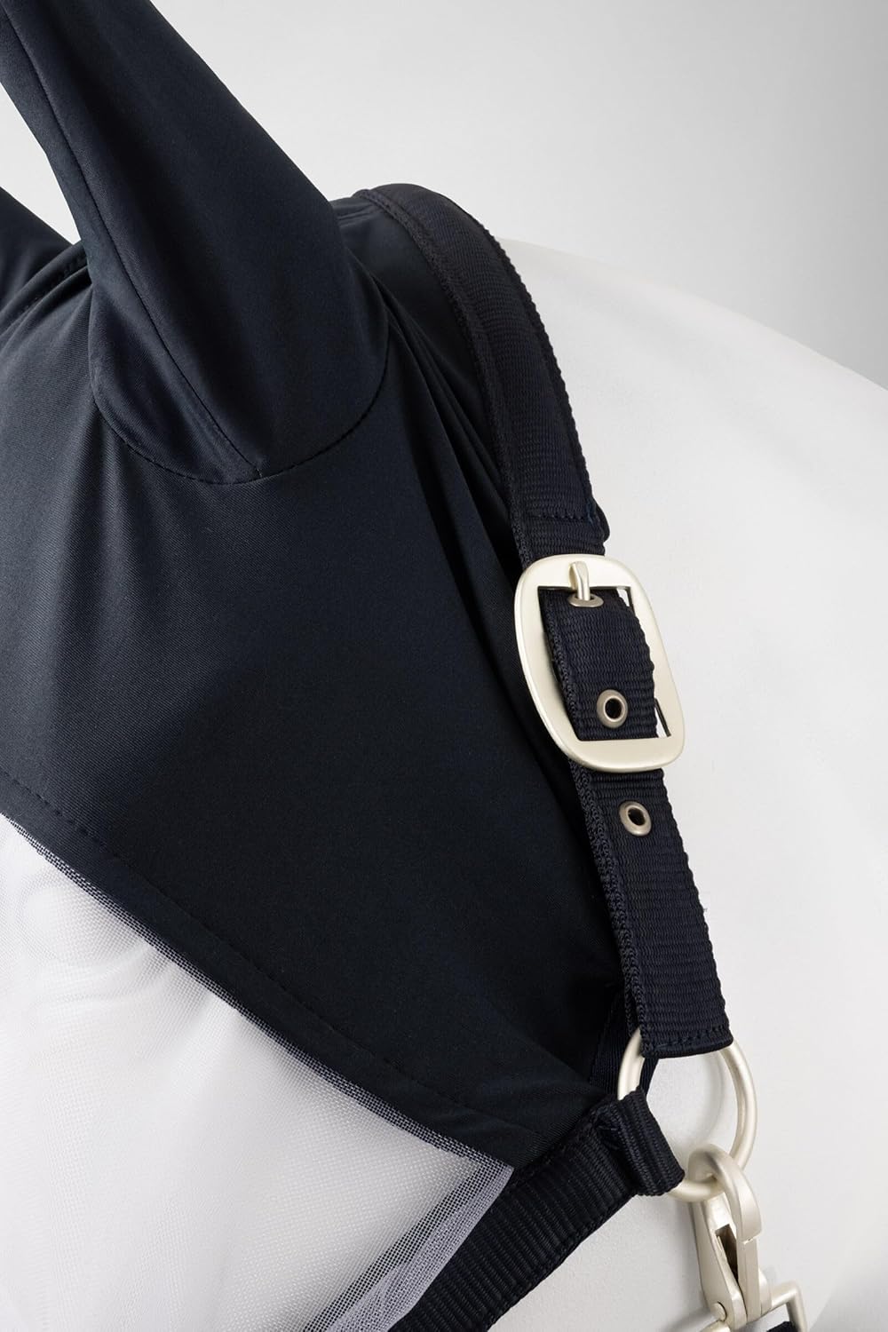 HORZE Paso Fino 2 in 1 Halter and Fly Mask - Overture Navy - Warmblood