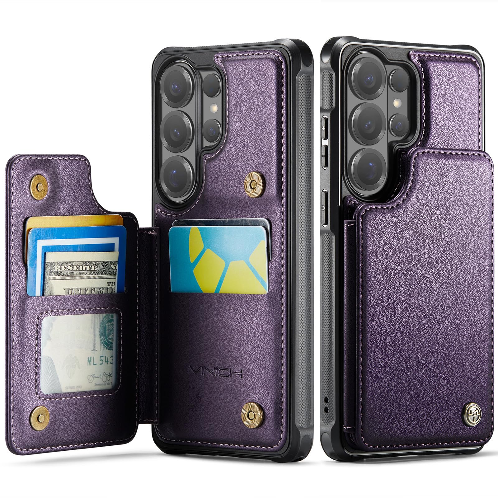 Amazon.com: Vinich for Samsung Galaxy S26 Ultra Wallet Case with