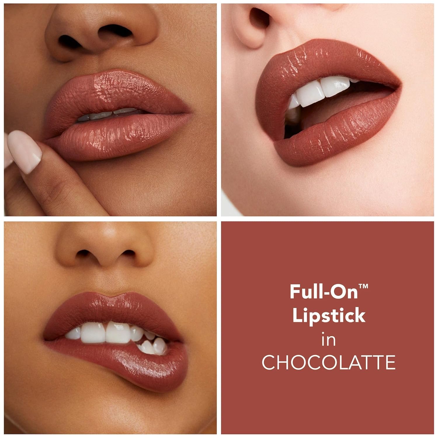 BUXOM Full-On Plumping Satin Lipstick, Pigment-Rich Creamy Lip Color, Infused with Peptides, Hyaluronic Acid & Sunflower Wax, Satin Finish, Weightless, Cruelty Free - Image 3
