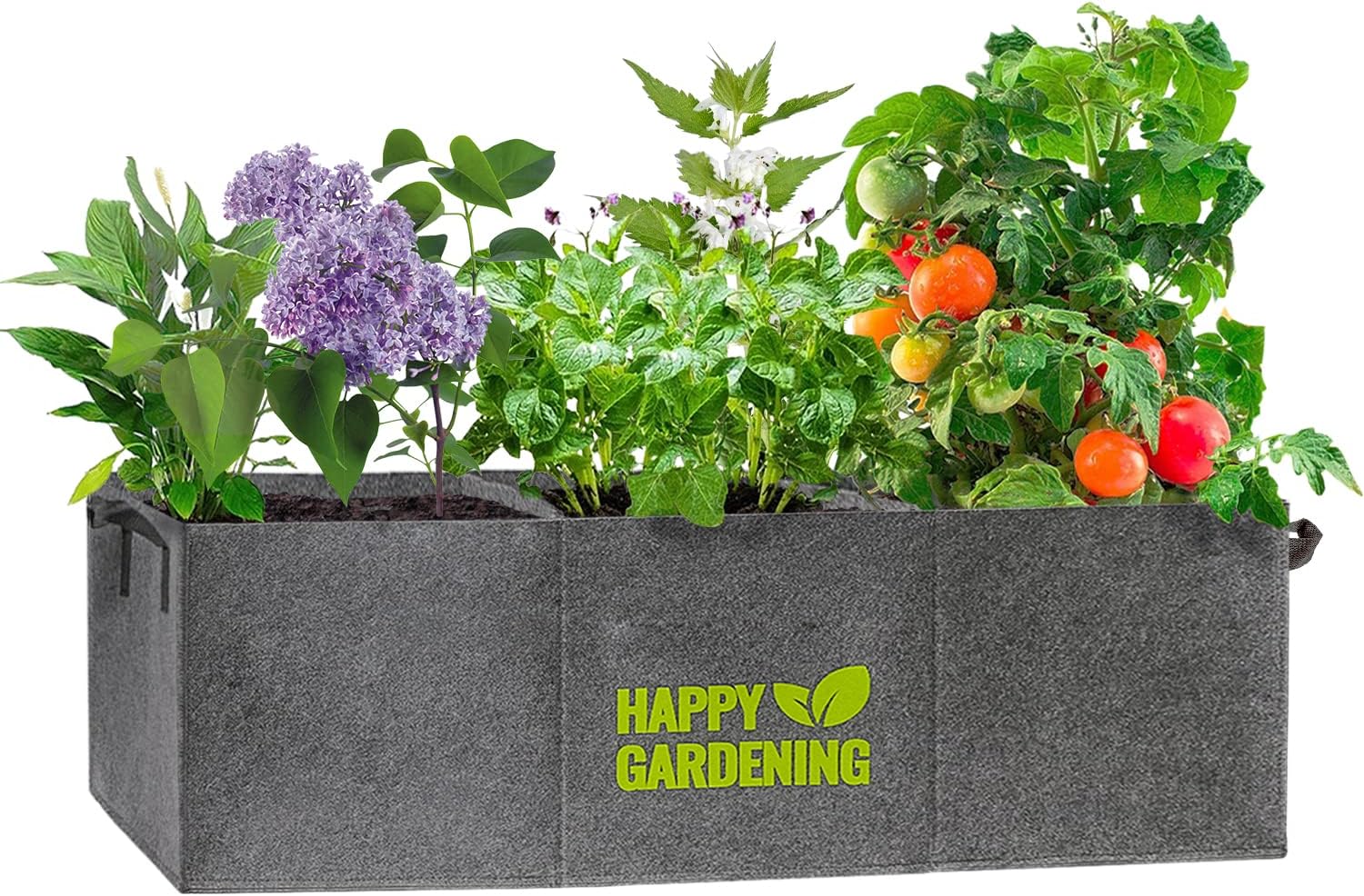 2 Pack Strawberry Planter Outdoor, Strawberry Garden Planting Pots With 6 Side Grow Pockets, Breathable 7 Gallon Portable Planter Bag For Indoor Outdoor