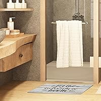 Vista 4 de Nogrit Let The Adventure Begin - Tapete rústico impermeable para puerta de entrada al aire libre, 17 x 30 pulgadas, tapete antideslizante