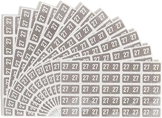 Smead ETS Color-Coded 2027 Year Labels, 1" x 1/2", Pack of 250, Gray (67927)