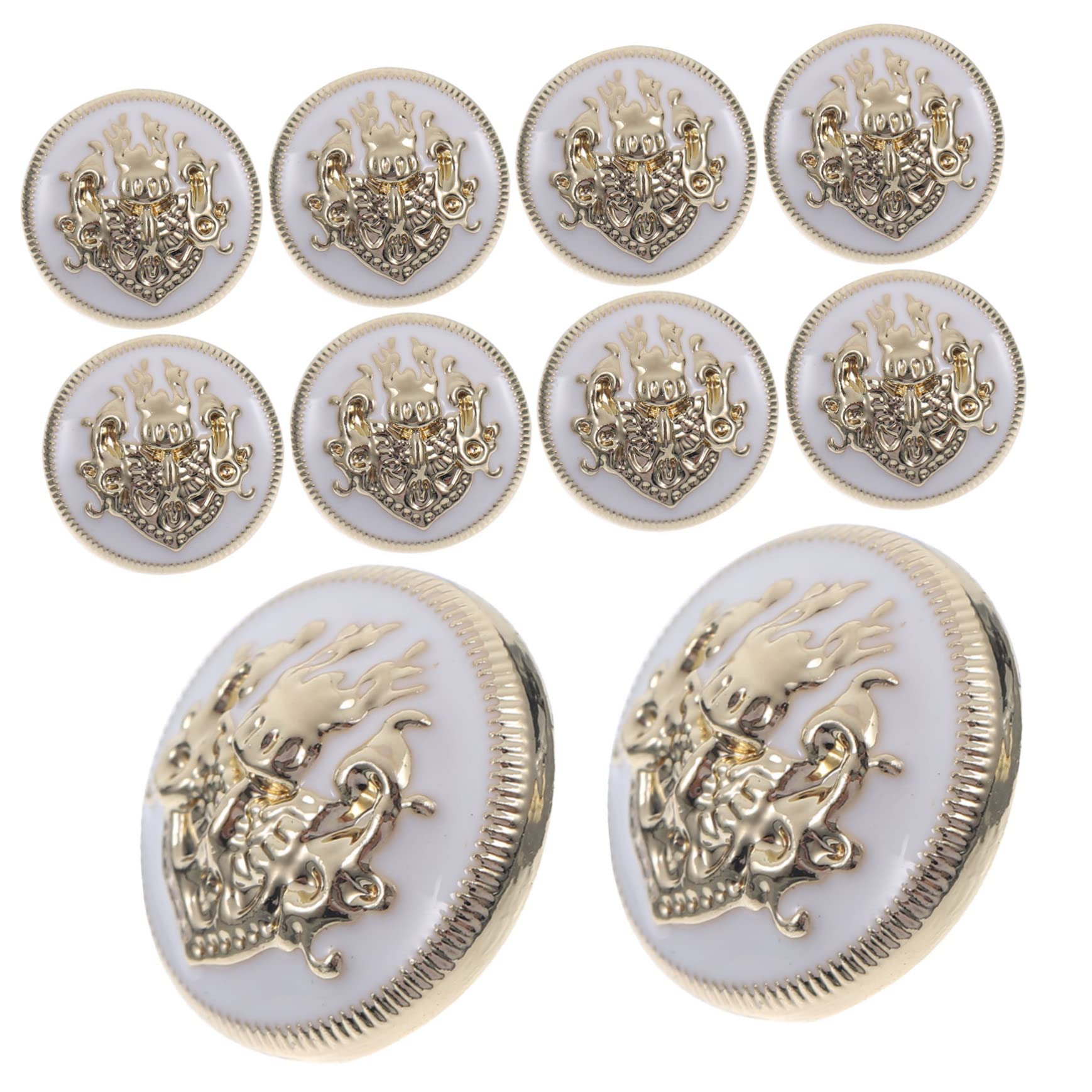 MAGICLULU 50pezzi Bottoni Decorativi Metallo Per Abbigliamento Eleganti Chiusure Retro Per Giacche e Pantaloni Platino Per Cucito Fai Te e Rinnovamento Di Vestiti