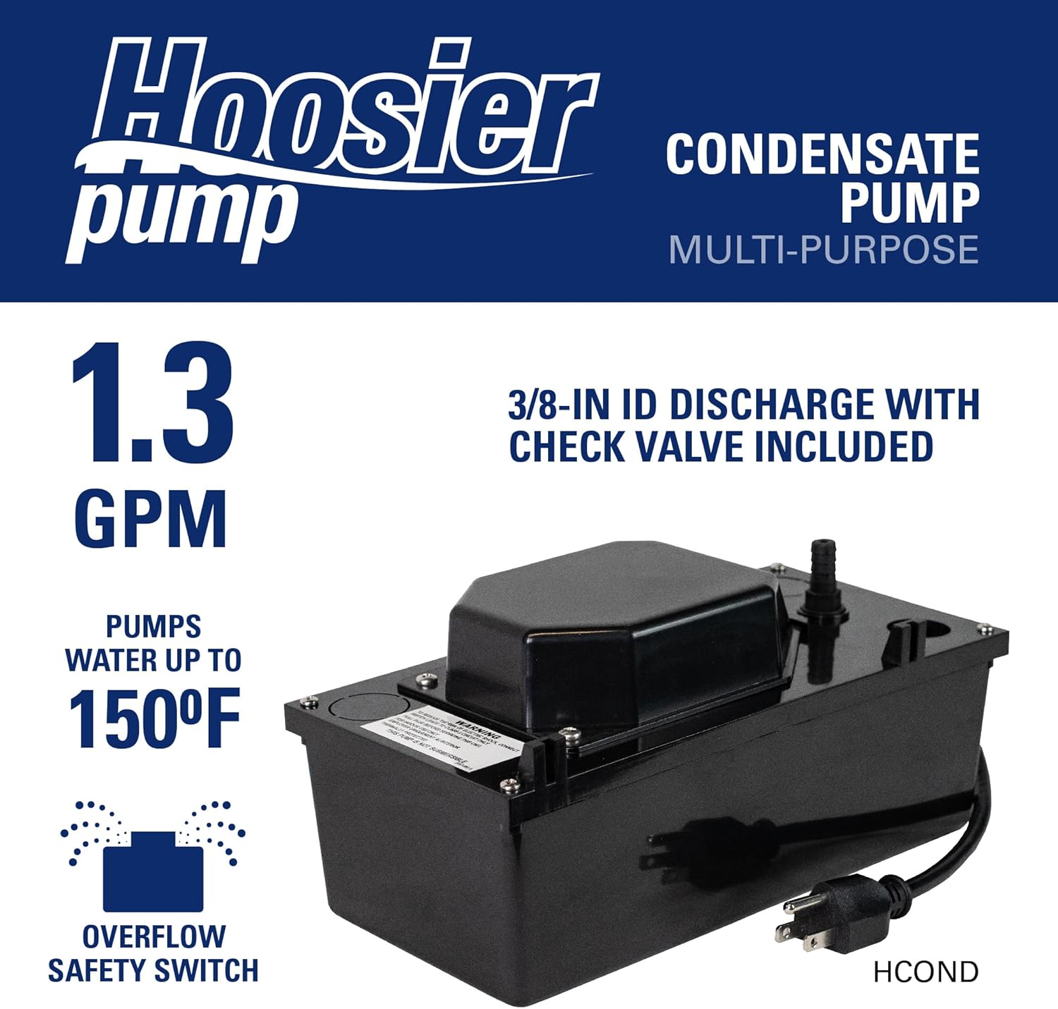 Hoosier Multipurpose Condensate Pump