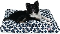 Vista 33 de Majestic Pet Cama para perros de espuma viscoelástica triturada, tamaño mediano con funda extraíble lavable, cama ortopédica rectangular
