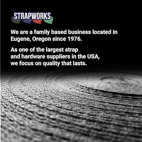 Miniatura 6 de Strapworks Heavyweight Polypropylene Webbing - Heavy Duty Poly Strapping for Outdoor DIY Gear Repair