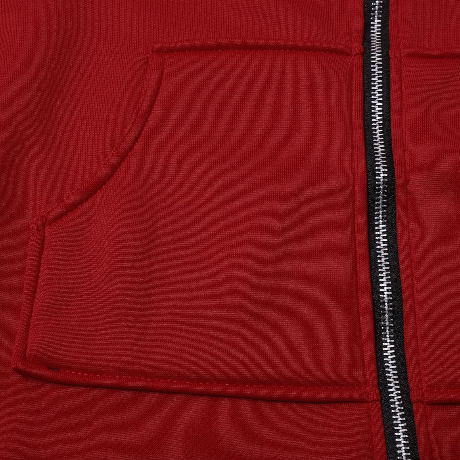 Generisch Felpa lunga da donna con cappuccio, alla moda, con cerniera, oversize, calda, a maniche lunghe, per autunno e mezza stagione