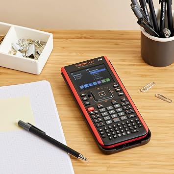 Texas Instruments TI-Nspire CX II-T CAS chart calculator (800 functions, color display, 3D display) black red