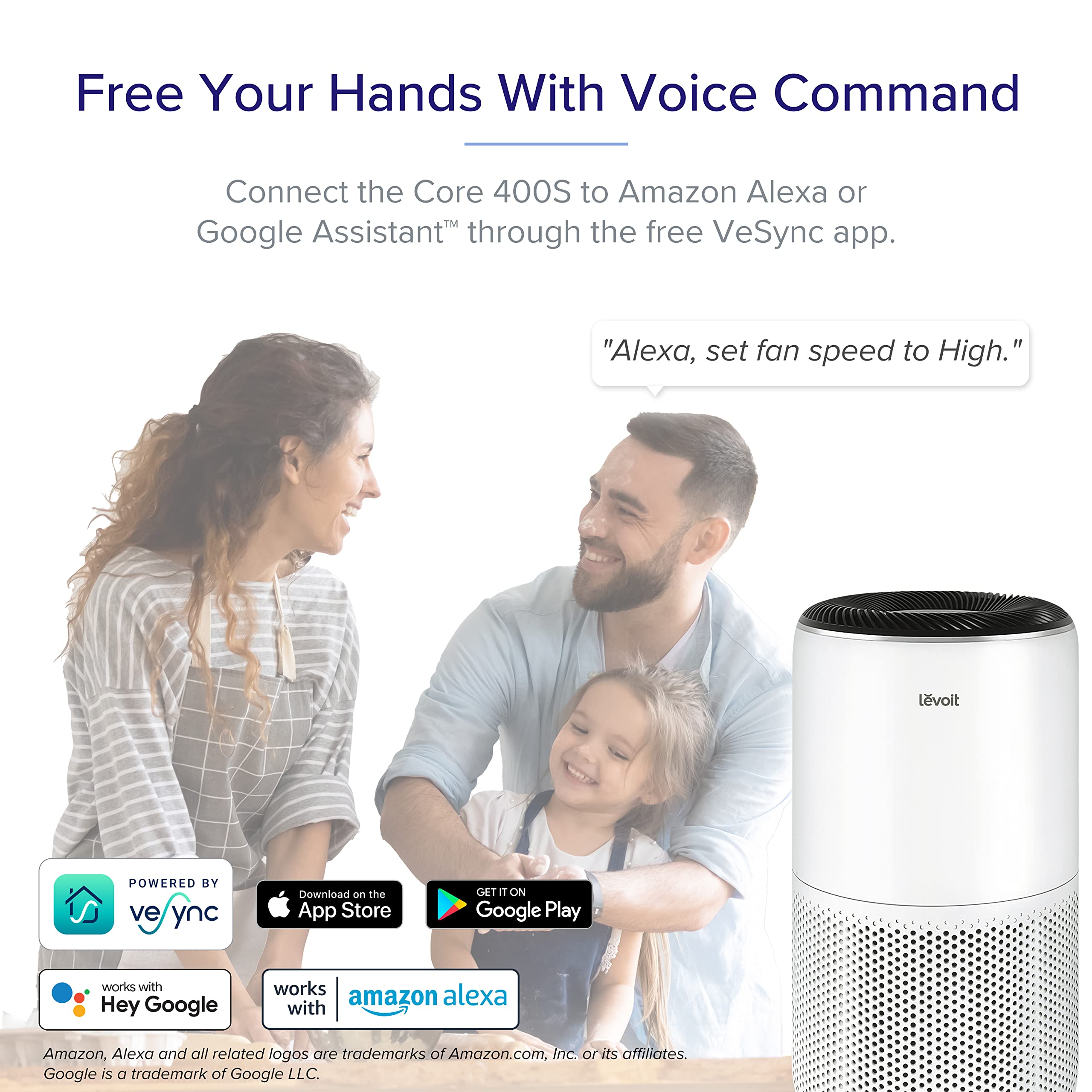 Buy LEVOIT Air Purifiers for Home Large Room, Smart WiFi and PM2.5