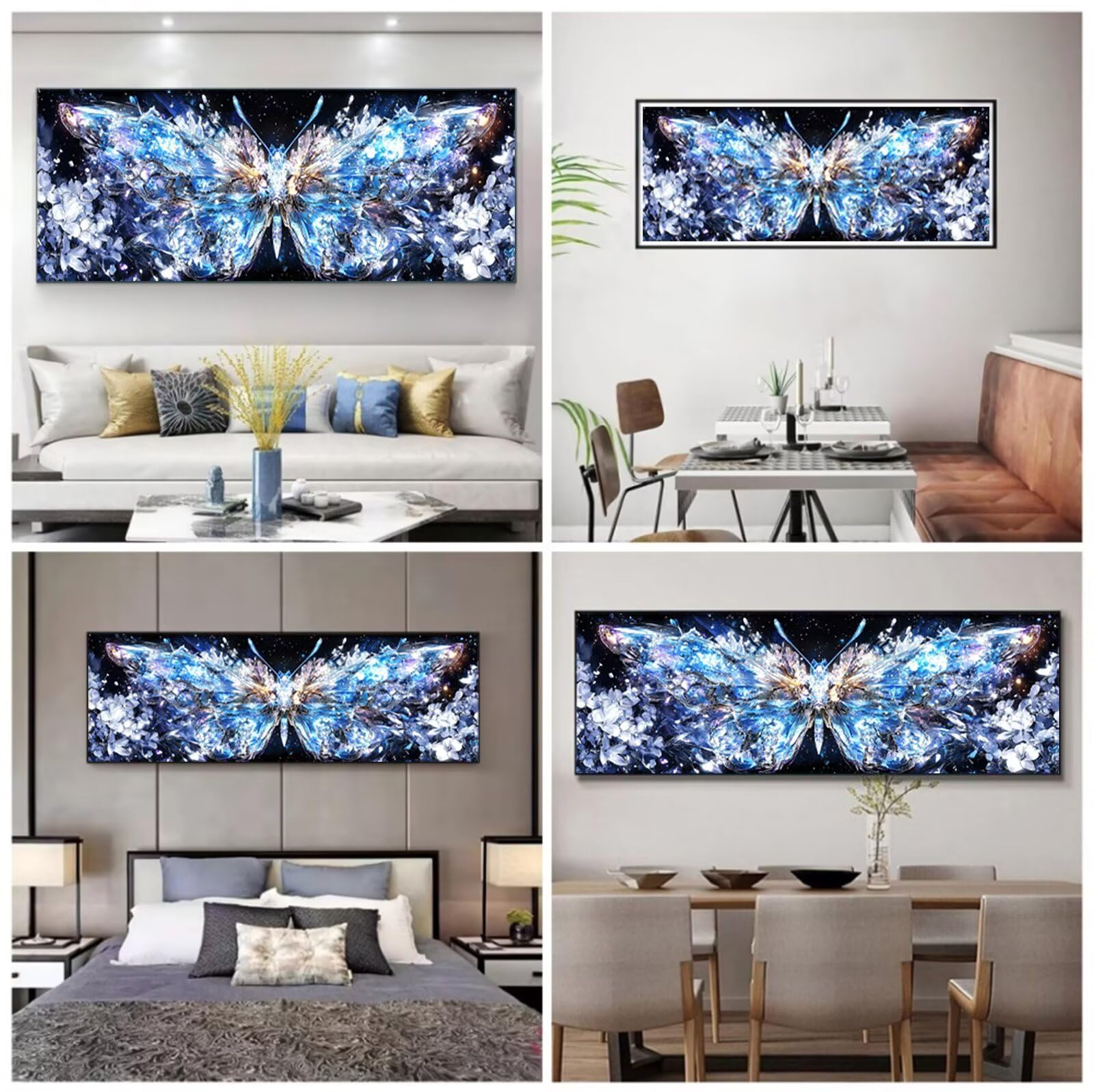 Zestawy do malowania kryształami diamentowymi dla dorosłych, 5D, motyl, duże zestawy artystyczne, dla dorosłych, okrągłe, pełne wiercenie, zestawy mozaikowe dla początkujących, kryształowy haft
