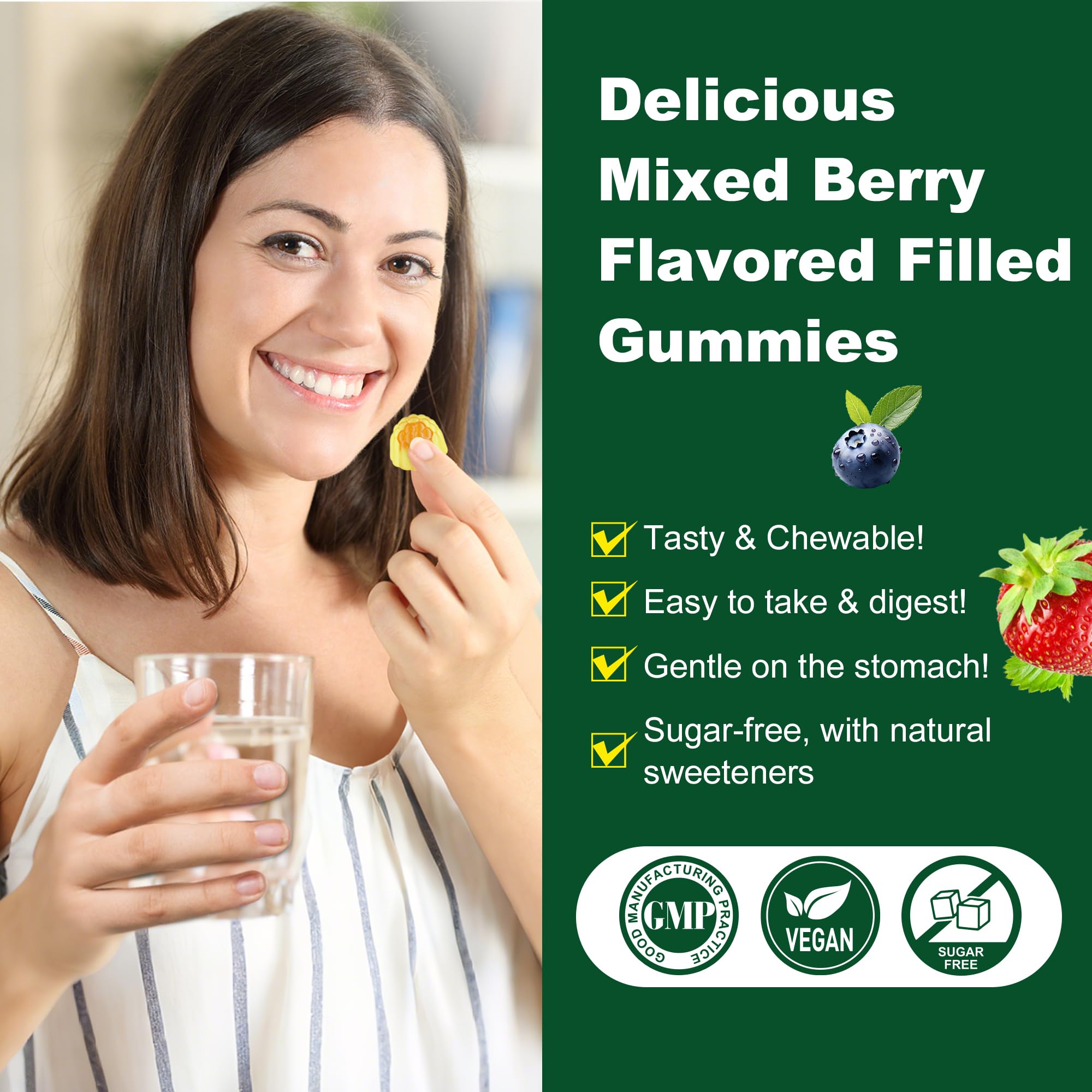 Oil of Oregano with Black Seed Oil Filled Gummies - 2 Months Supply - — Amazon image 8