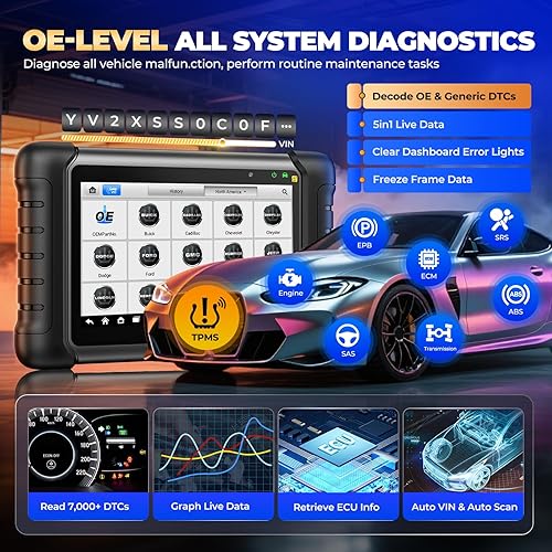 Miniatura 7 de Autel MaxiCheck MX808S-TS, 2023 US Ver of MaxiCOM MK808S-TS MK808Z-TS, Android 11 TPMS Programación Relearn Activate Tool, Bidireccional,