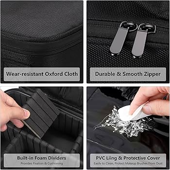 Amazon.com : gzcz Travel Makeup Bag,Portable Makeup Case for Women