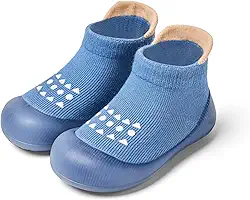 Sapatos de caminhada para bebês, antiderrapante, respirável, com sola de borracha macia, tênis para bebês meninos e meninas