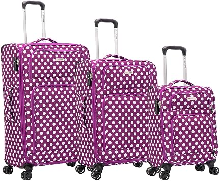 FLYMAX Lightweight Cabin Luggage Carry on Flight Bag Approved Hand Luggage Case Hold Suitcase 55x35x20 Fits Ryanair Easyjet Jet 2 56x45x25 &5 5x40x20
