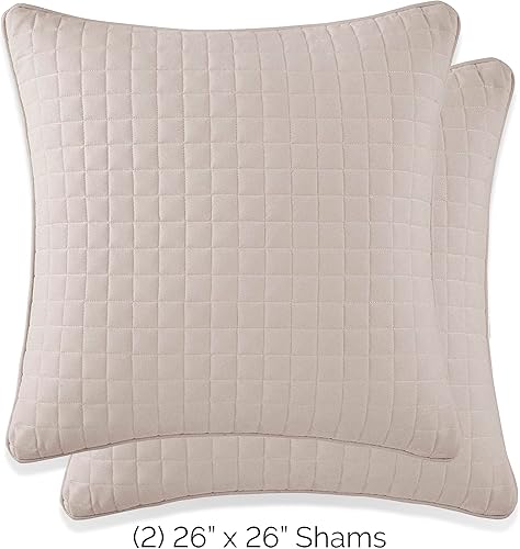Vista 252 de Fundas Southshore Fine Linens Vilano Springs, para almohada, acolchadas, Microfibra, Pizarra, 20" x 36" 01 - Blanco brillante