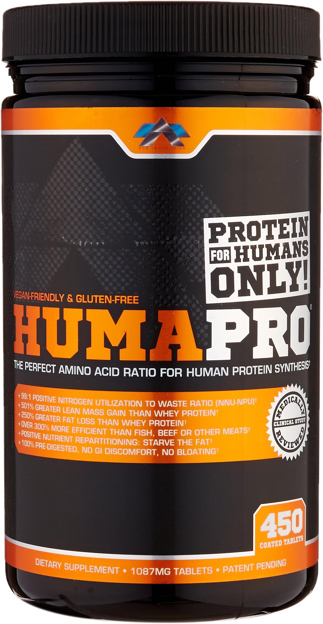 ALR Industries HumaPro Essential Amino Acid Formula | EAA Protein Supplement | Supports Muscle Recovery & Performance | Vegan, Gluten Free | | 450 Tablets | 90 Servings