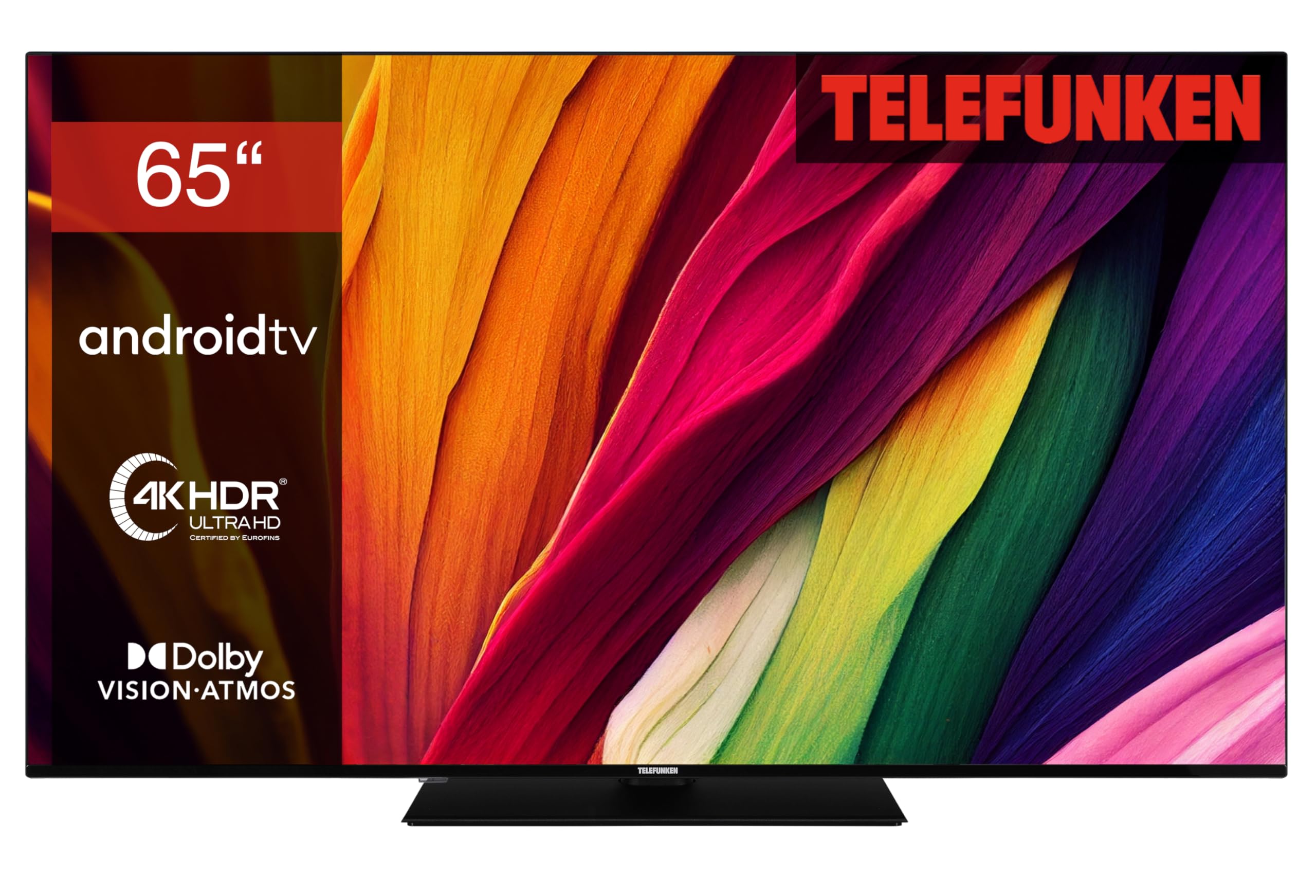 Telefunken Android TV Fernseher (4K UHD Smart TV 65 Zoll – Bild 2